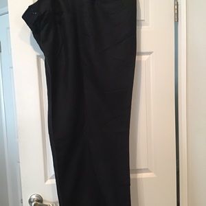 Black wide leg pants